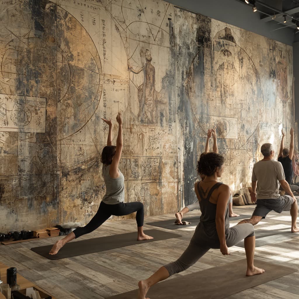 Person in peaceful meditation pose representing yoga and mindfulness practice